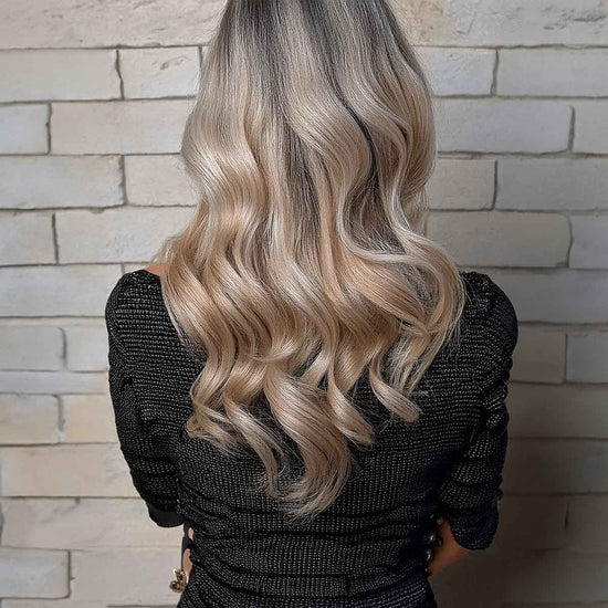 Ash Platinum Blonde Balayage