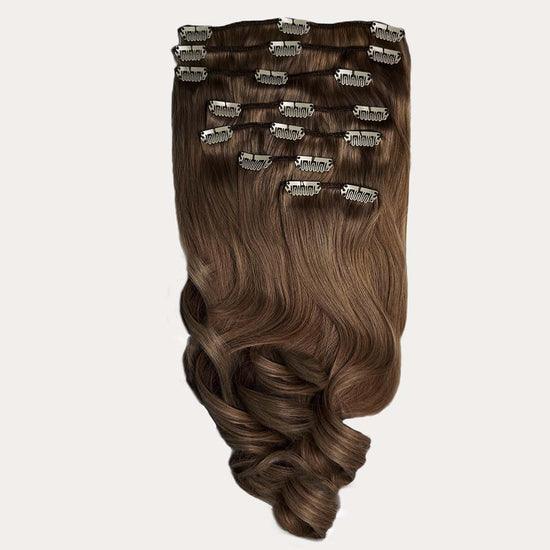 Clip Extensions schokobraun