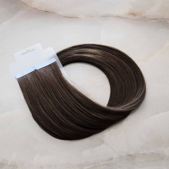 Tape Extensions dunkelbraun premium