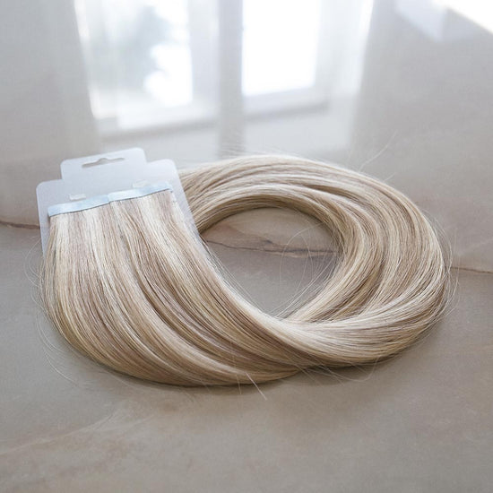 aTape Extensions Highlights dunkelblond